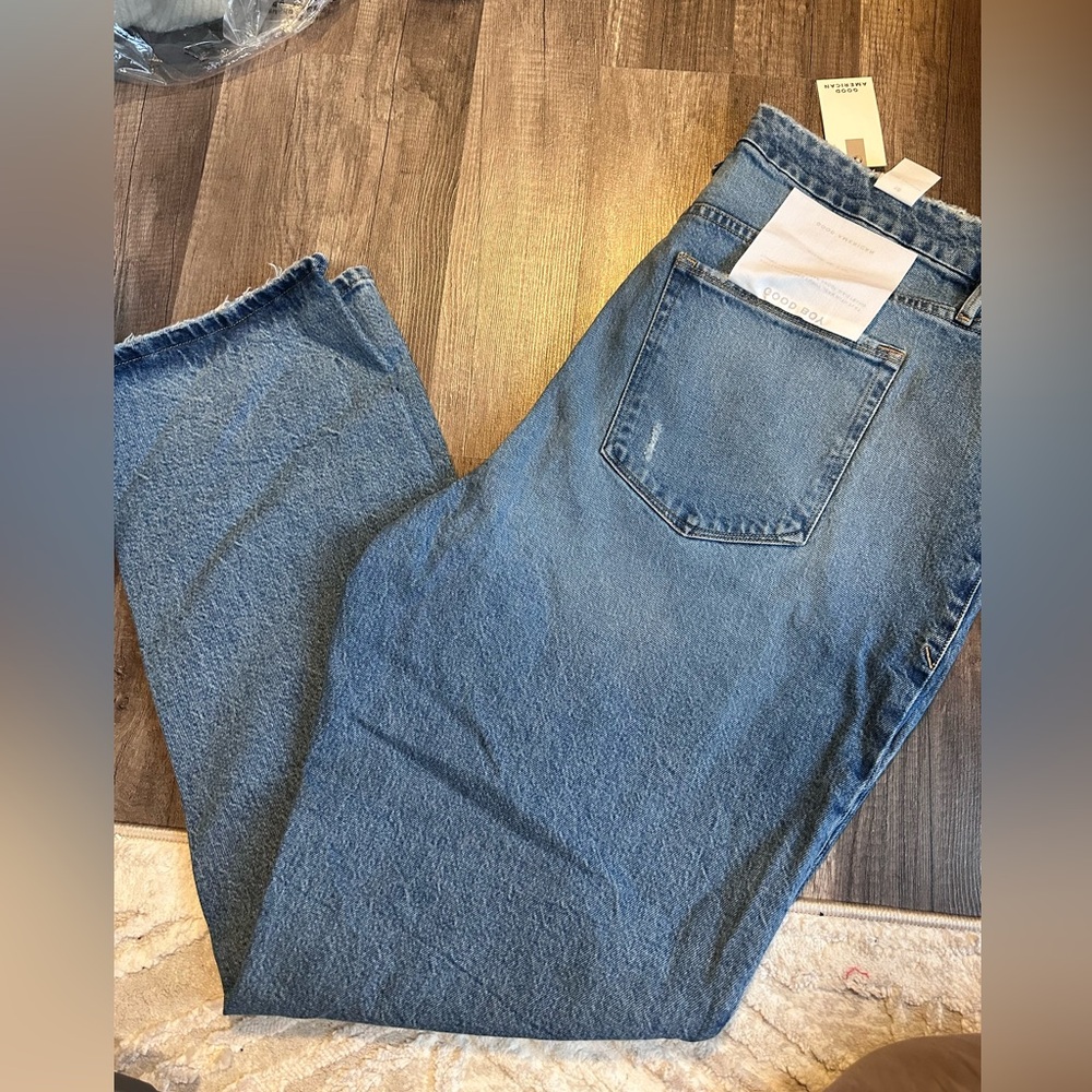 🪽SOLD🪽NWT Good American ‘Good Boy’ Jeans👖 - Picture 2 of 10
